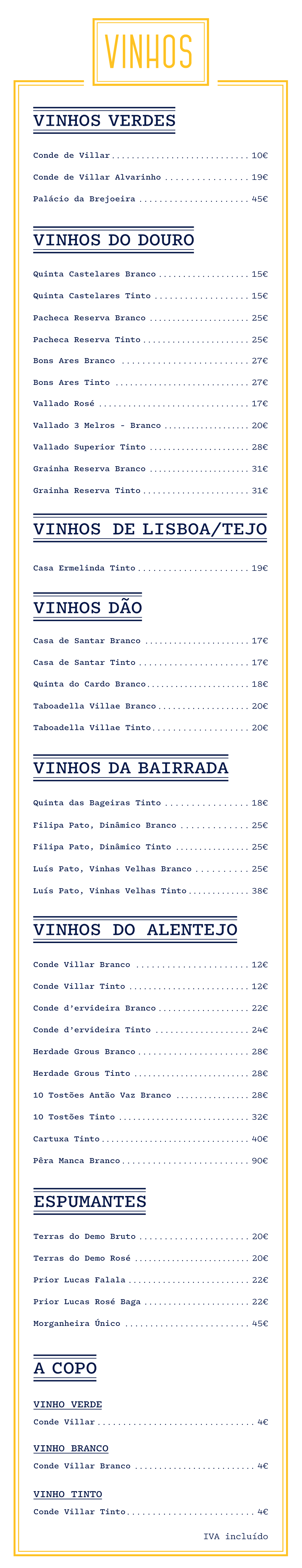 vinhos